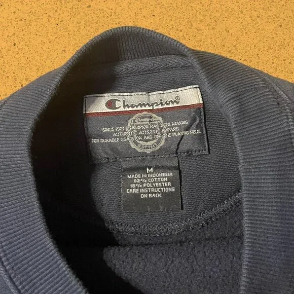 BYU Cougars rare Reverse Weave CHAMPION Sweatshirt college NCAA Brigham Young M - Picture 5 of 6